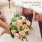 16 Bunches 12 Inch Artificial Mini Rose Bouquet – 160 Heads Champagne Silk Fake Roses Bulk Set for Wedding, Bridal Shower, Valentine’s Day, Home, Office & Event Centerpiece Floral Decor